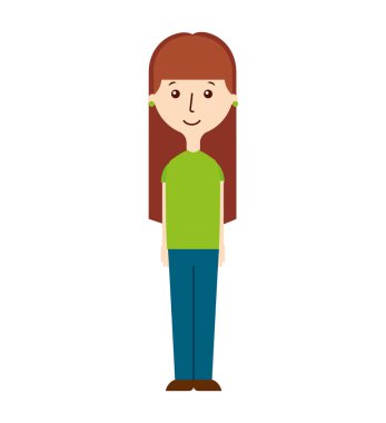 genç kadın avatar karakter