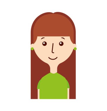 genç kadın avatar karakter