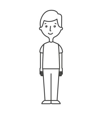 genç adam avatar karakter