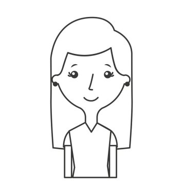 genç kadın avatar karakter