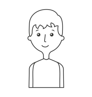 genç adam avatar karakter