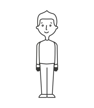 genç adam avatar karakter