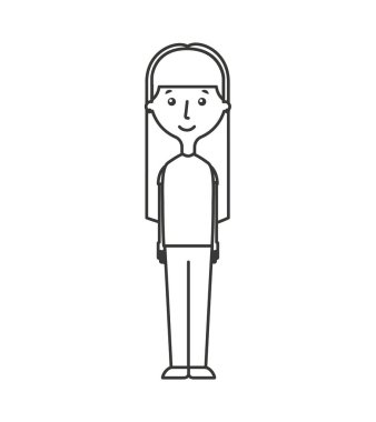 genç kadın avatar karakter