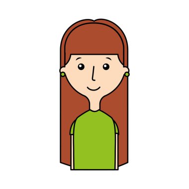 genç kadın avatar karakter