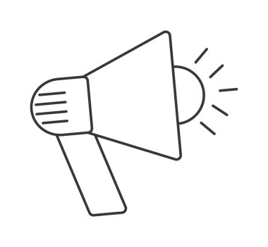 megafon ses aygıtı simgesini