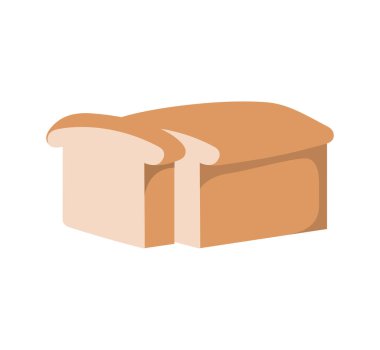 tost ekmeği izole simgesi