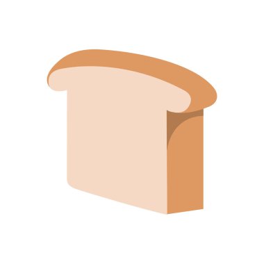 tost ekmeği izole simgesi