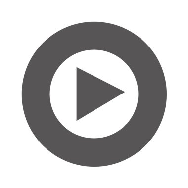 video oynatıcı izole simgesi