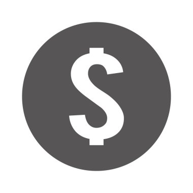 para sembol izole simgesini