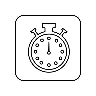 Chronometre izlemek izole simgesi