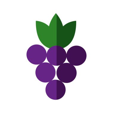 üzüm taze meyve izole simgesi