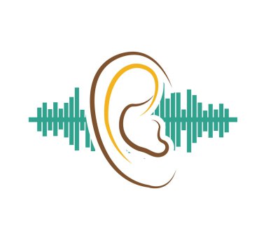 ear audio organ icon clipart