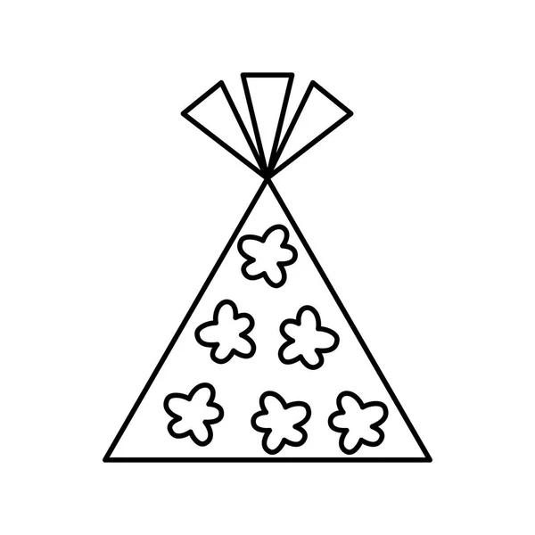 모자 파티 축 하 아이콘 — 스톡 벡터