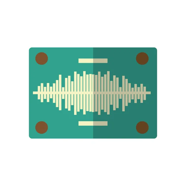 Audio console professional icon — Stock Vector