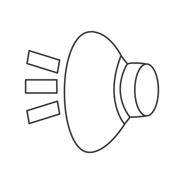 Altavoz icono del dispositivo de audio — Archivo Imágenes Vectoriales