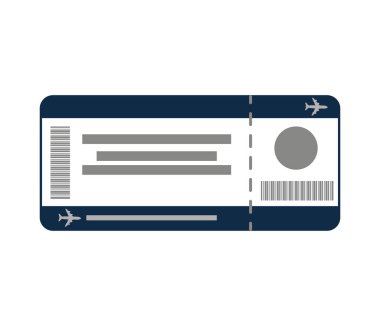 Bilet sinek izole simgesi