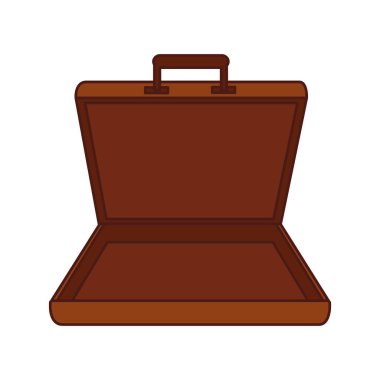 bavul seyahat izole simgesi