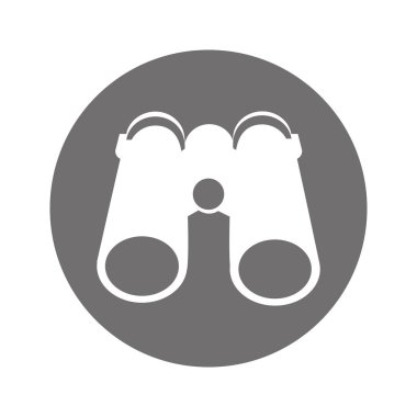 dürbün aygıtı izole simgesi