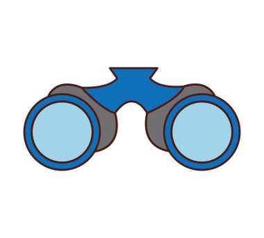 dürbün aygıtı izole simgesi