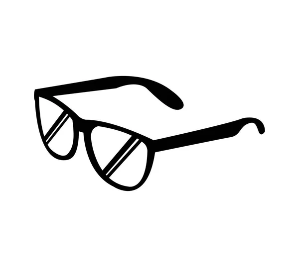 Příslušenství ikona s brýlemi dovolené — Stockový vektor