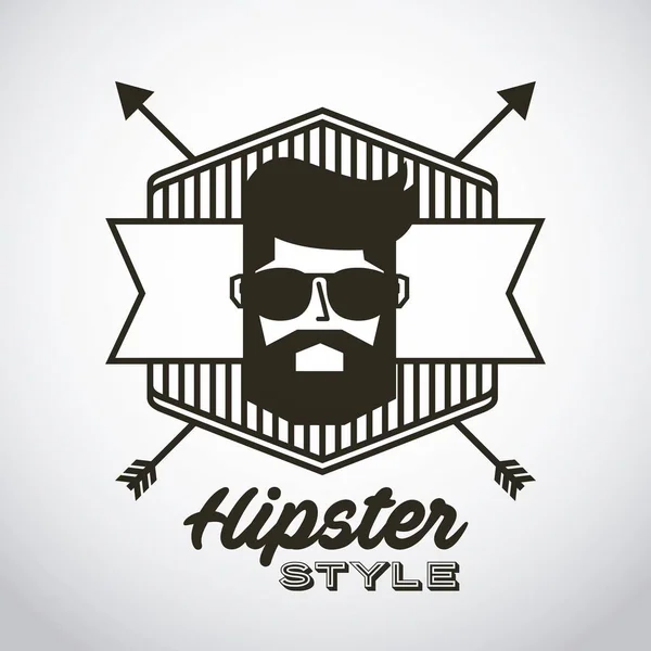 Hipster style design — Stock Vector