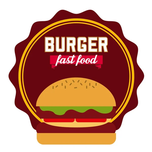 Design fast food — Vettoriale Stock