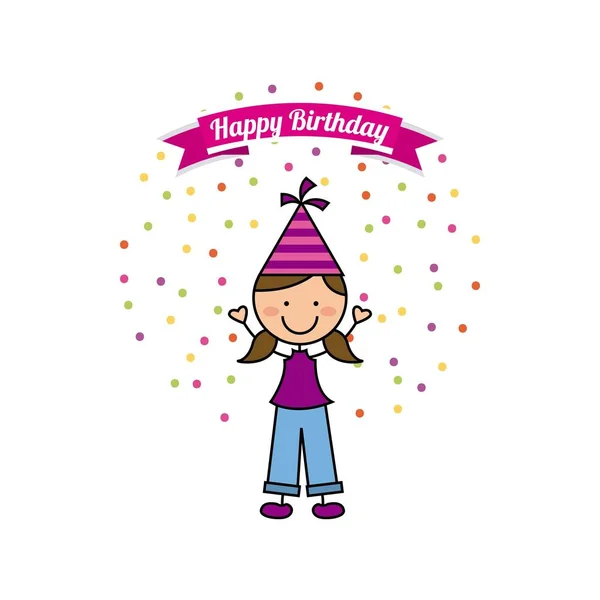 Happy birthday design — Stock Vector