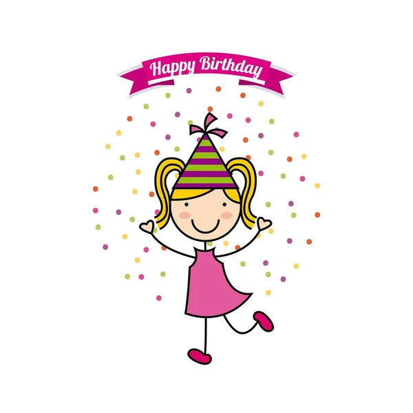 Happy birthday design — Stock Vector