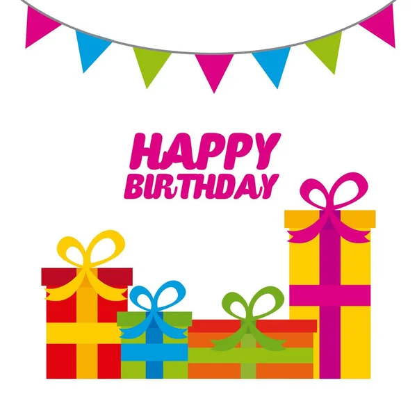 Happy birthday design — Stock Vector