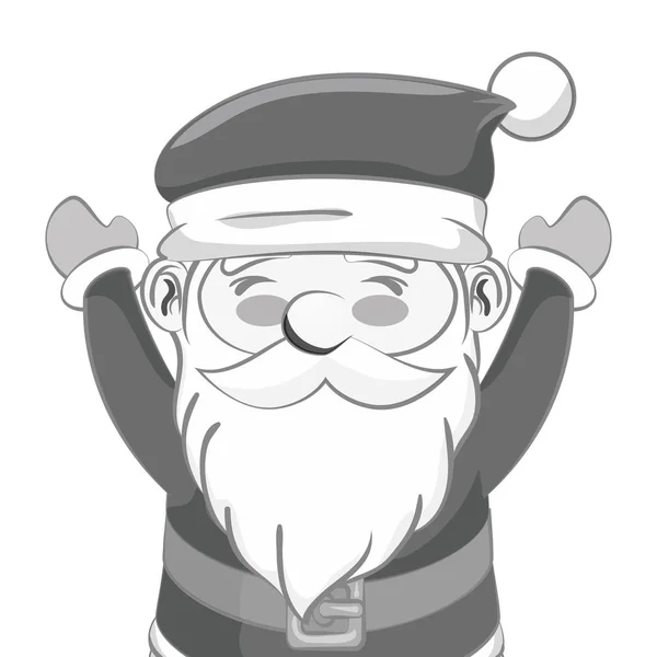 Lindo personaje de santa claus — Vector de stock