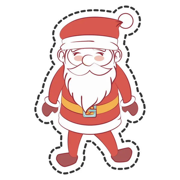 Cute santa claus character — Stock Vector