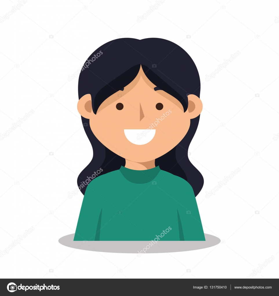 Woman Profile Mascot Vector Illustration. Female Avatar Character Icon  Cartoon. Girl Head Face Business User Logo 9749643 Vector Art at Vecteezy