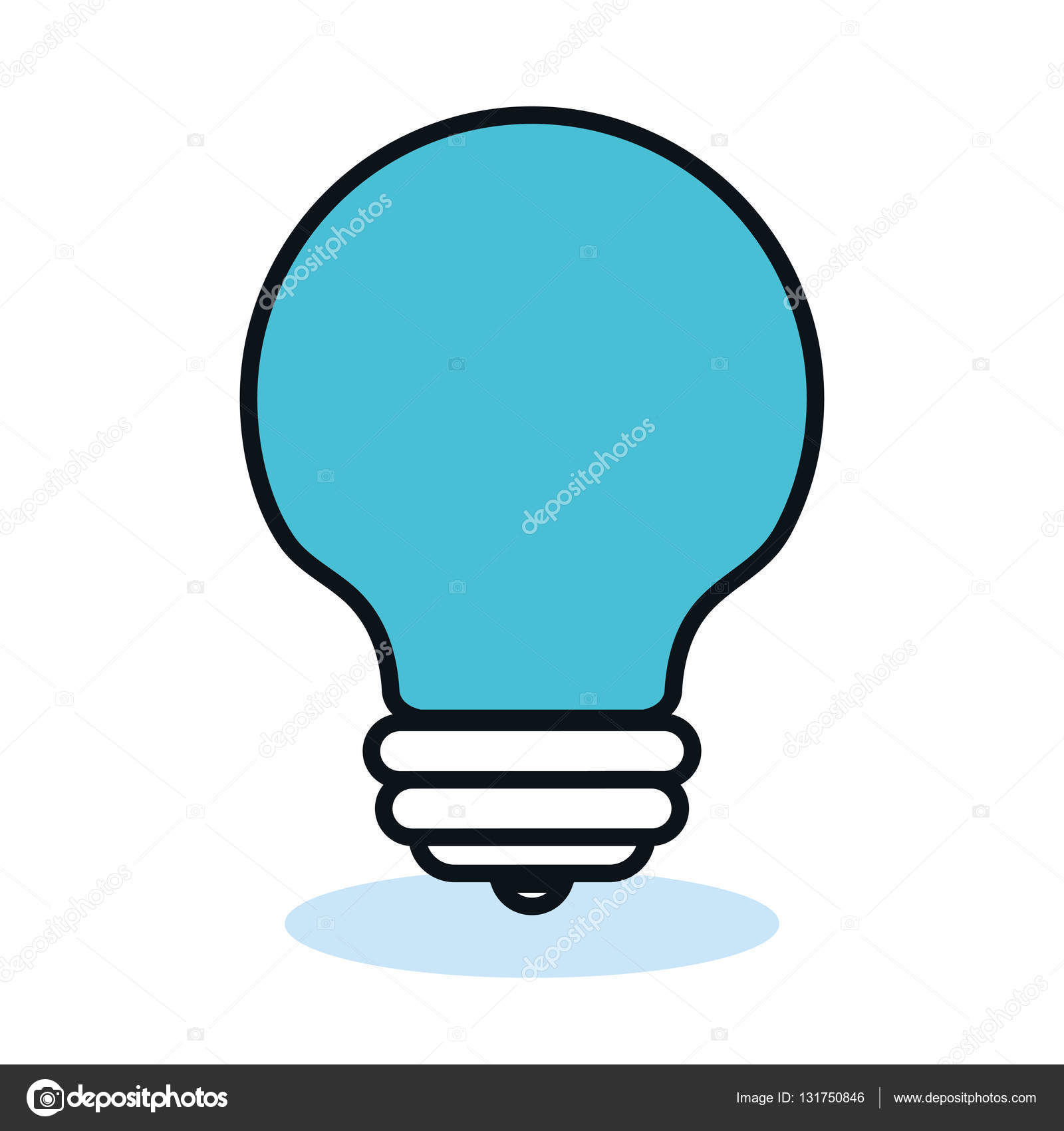 Ampoule Idee De Lumiere Icone Plate Image Vectorielle Par Yupiramos C Illustration Ampoule Idee De Lumiere Icone Plate Image Vectorielle Par Yupiramos C Illustration