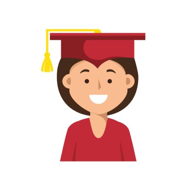 Öğrenci mezuniyet Tekdüzen simgesi