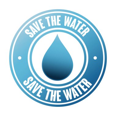 save the water seal clipart