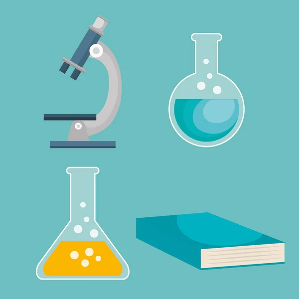 Éducation définir des icônes de ligne — Image vectorielle