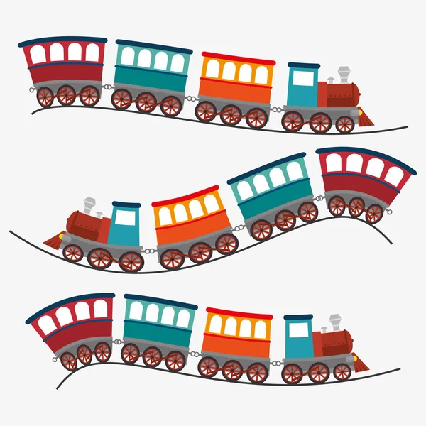 Путешествие по иконке поезда — стоковый вектор