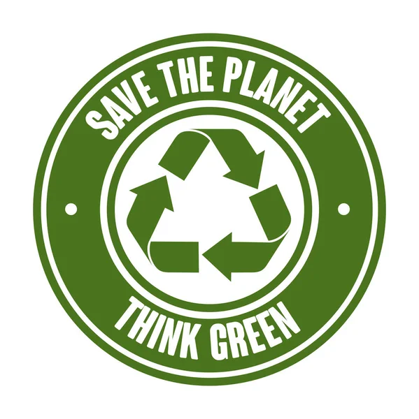 Save the world concept icon — Stock Vector