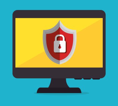 güvenlik sistemi teknoloji simgesi