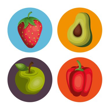 beslenme sağlıklı gıda simgesi