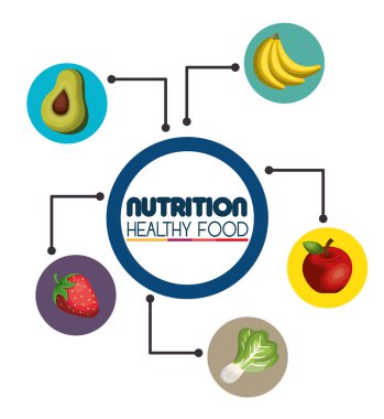 beslenme gıda Infographic simgeler