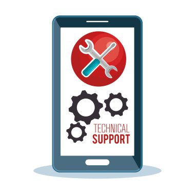 Teknik destek servis simgesi