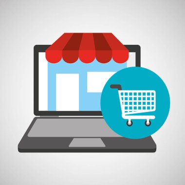 Online mağaza alışveriş sepeti grafiği