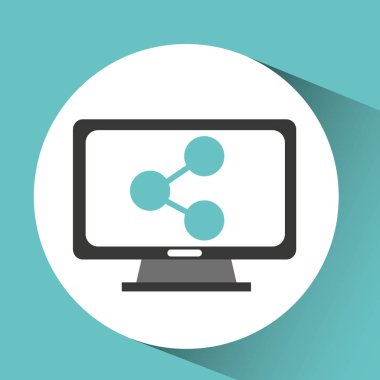 bilgisayar aygıtı paylaşım ağ simgesini