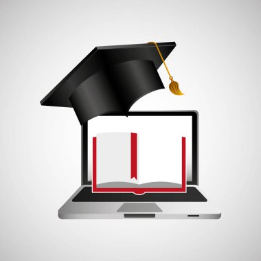 Online Eğitim kavramı kitap öğrenme