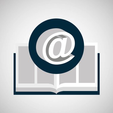 açılan eğitim kitap posta simgesini