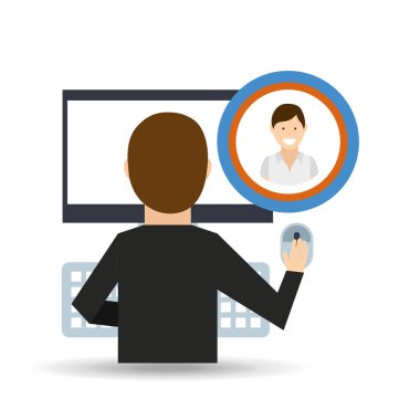 genç adam toplum sosyal ağ