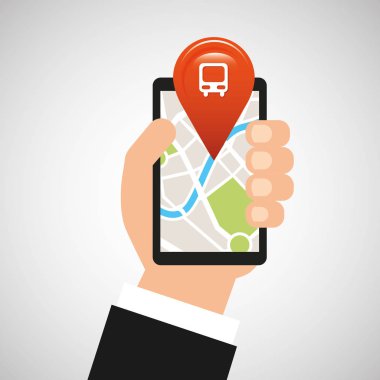 el telefon navigasyon app tren istasyonu tutar