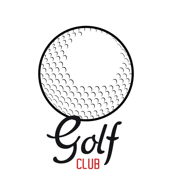 Εικονίδιο άθλημα γκολφ κλαμπ — Διανυσματικό Αρχείο