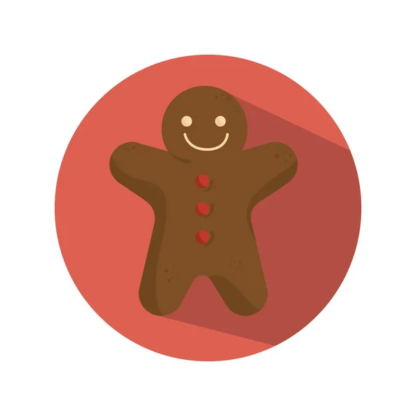 Ginger bread christmas card — Stock Vector